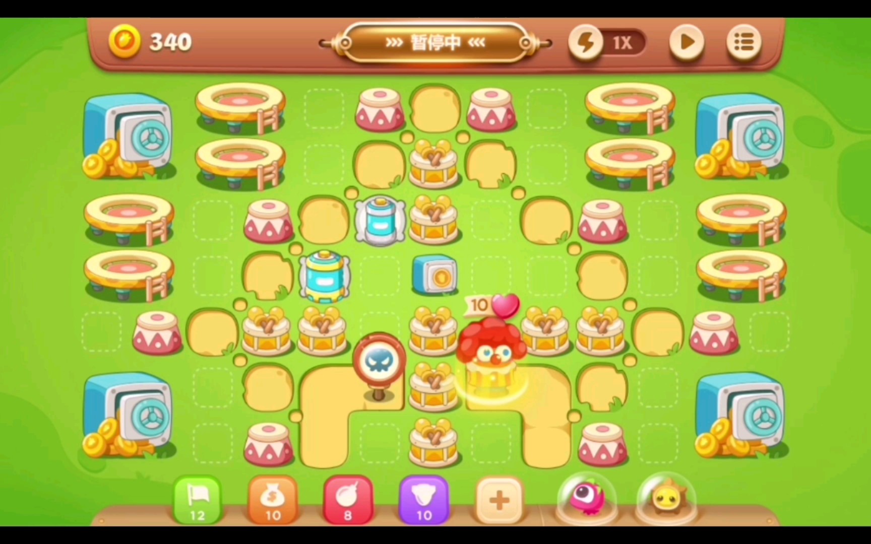 保卫萝卜3 游乐场 第43关 攻略