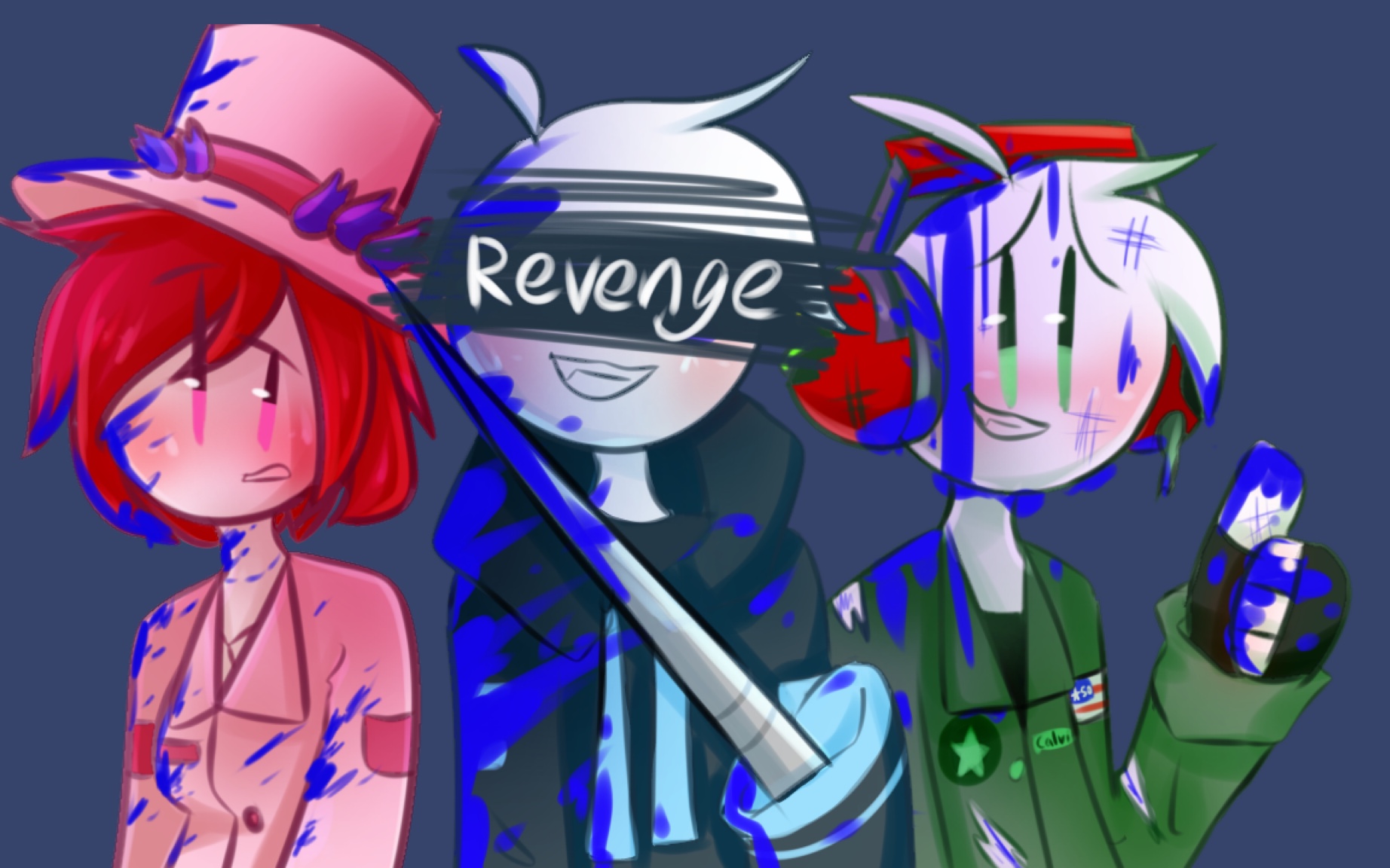 【c-208/亨利火柴人】panic pills // animationmeme (有刀慎入_哔哩