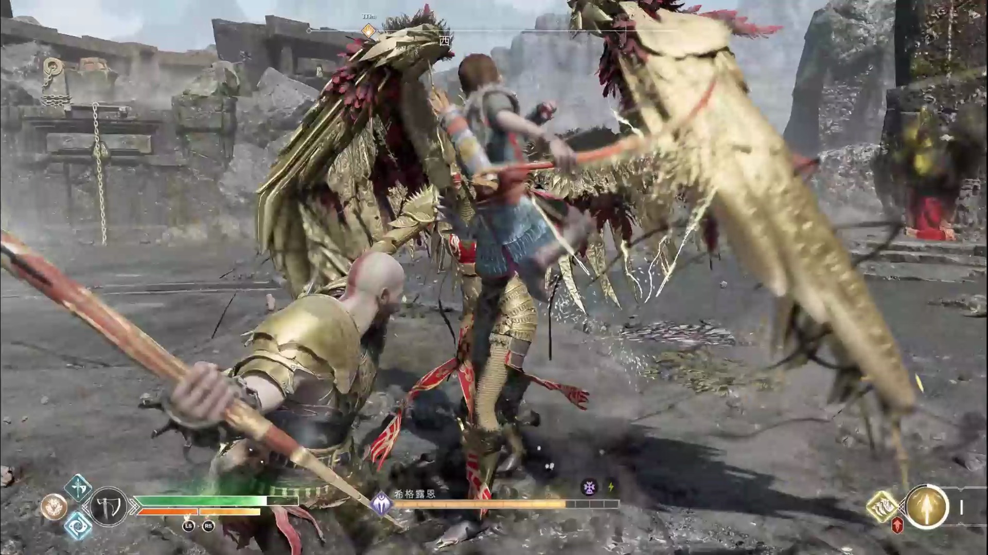 战神4第九女武神 把老子打麻了