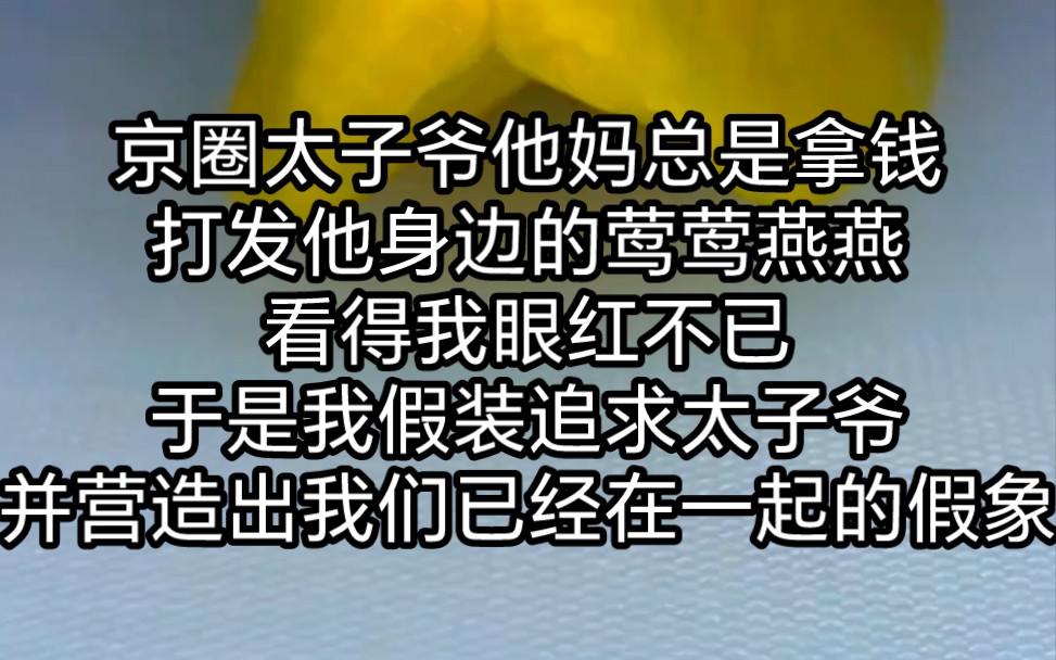 京圈太子爷他妈总是拿钱打发他身边的莺莺燕燕,看得我眼红不已,于是我假装追求太子爷,并营造出我们已经在一起的假象,太子爷他妈果然上了当…哔...