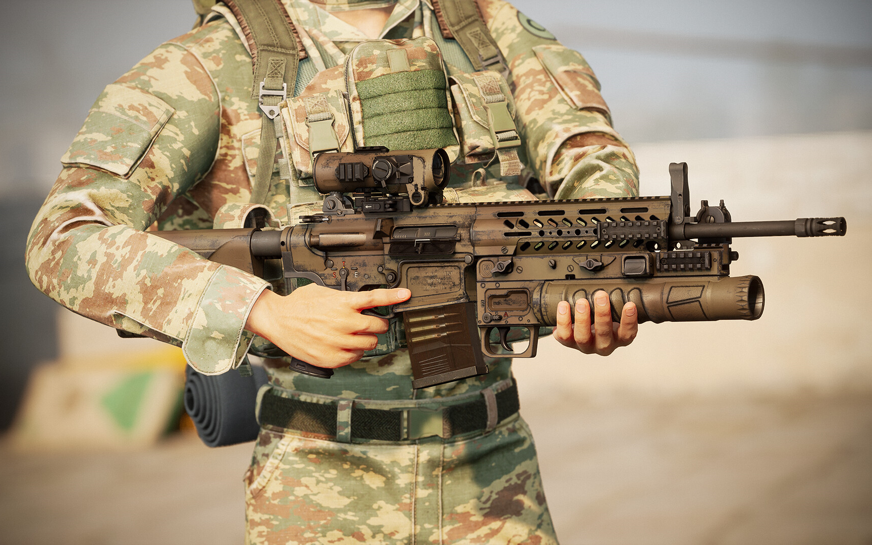 【战术小队】squad精准打击包枪械皮肤演示