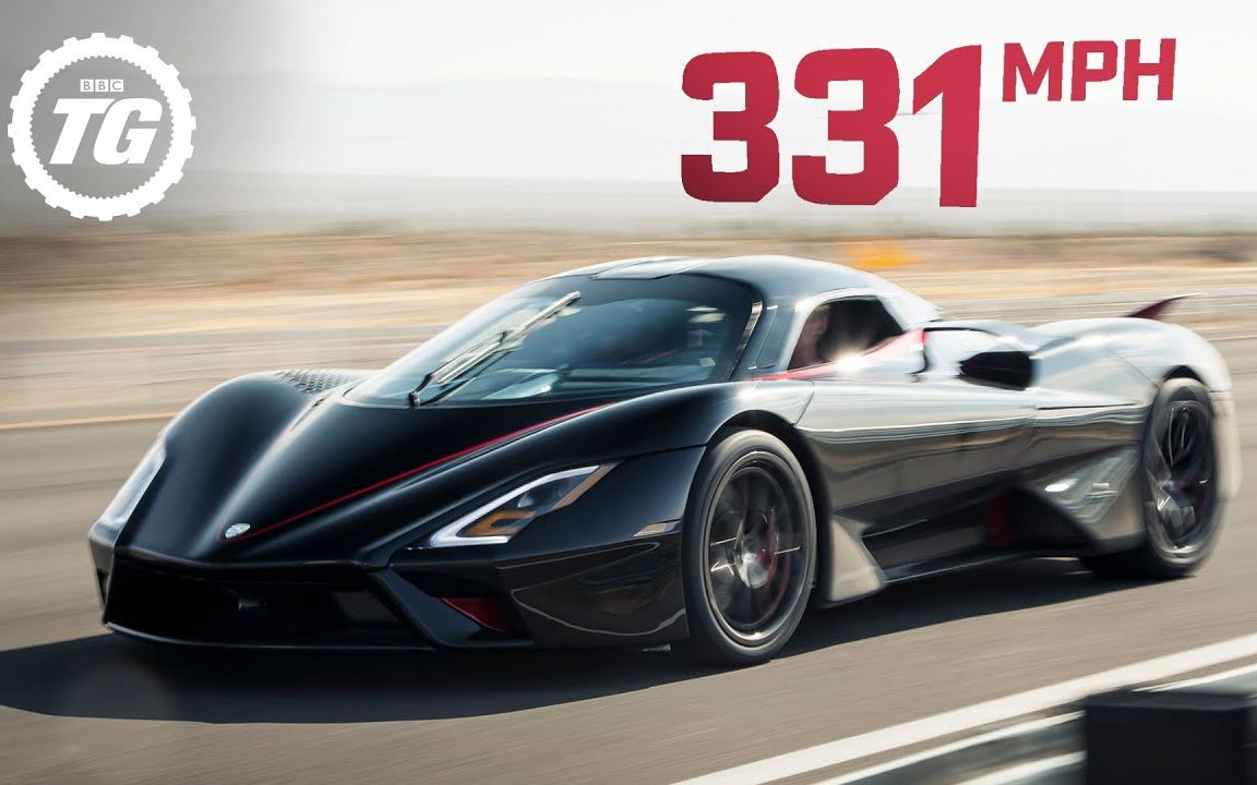 超越布加迪,世界最快! SSC Tuatara 331mph(532.8kph)  Top Gear哔哩哔哩bilibili