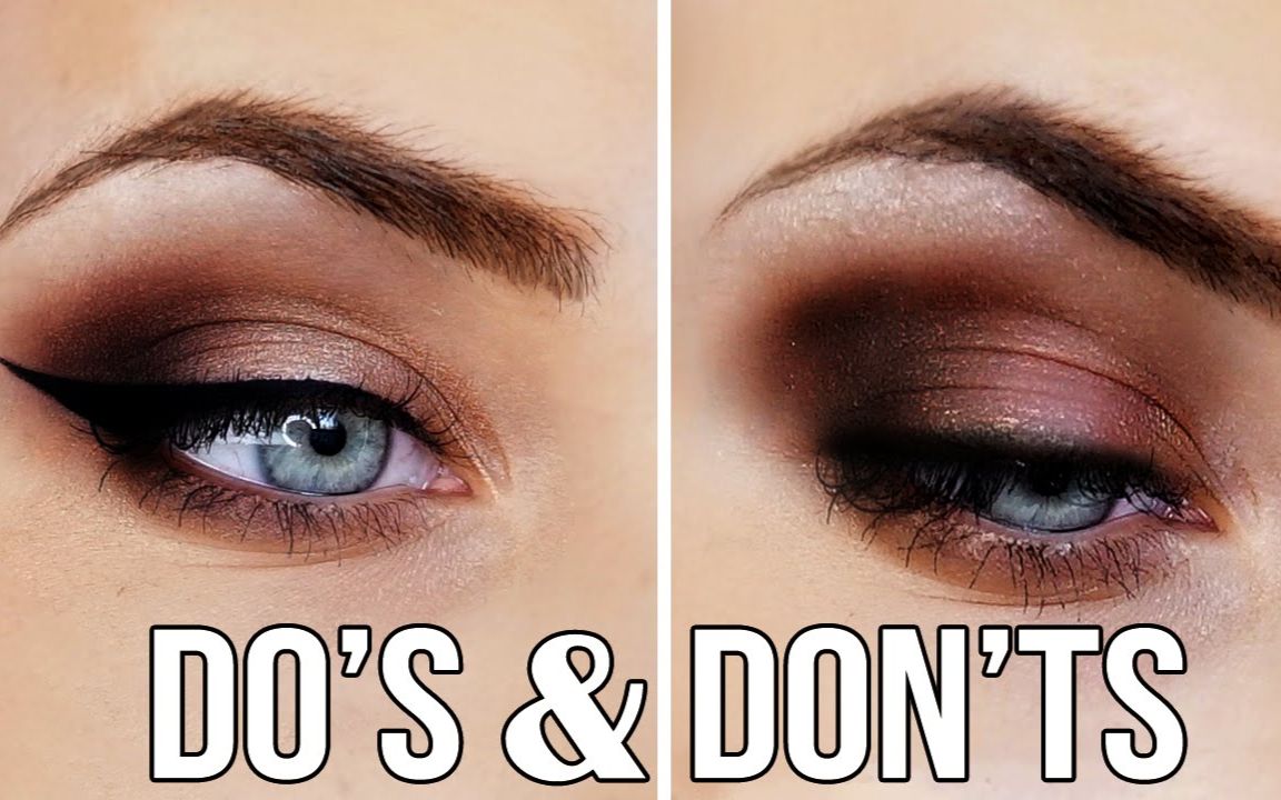 saurus】中字*干货教程 || 关于画眼影的正确和错误画法*eyeshadow do