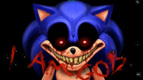 Sonic.Exe, Majin Sonic and Lord X met Old-Past one by Abbysek on