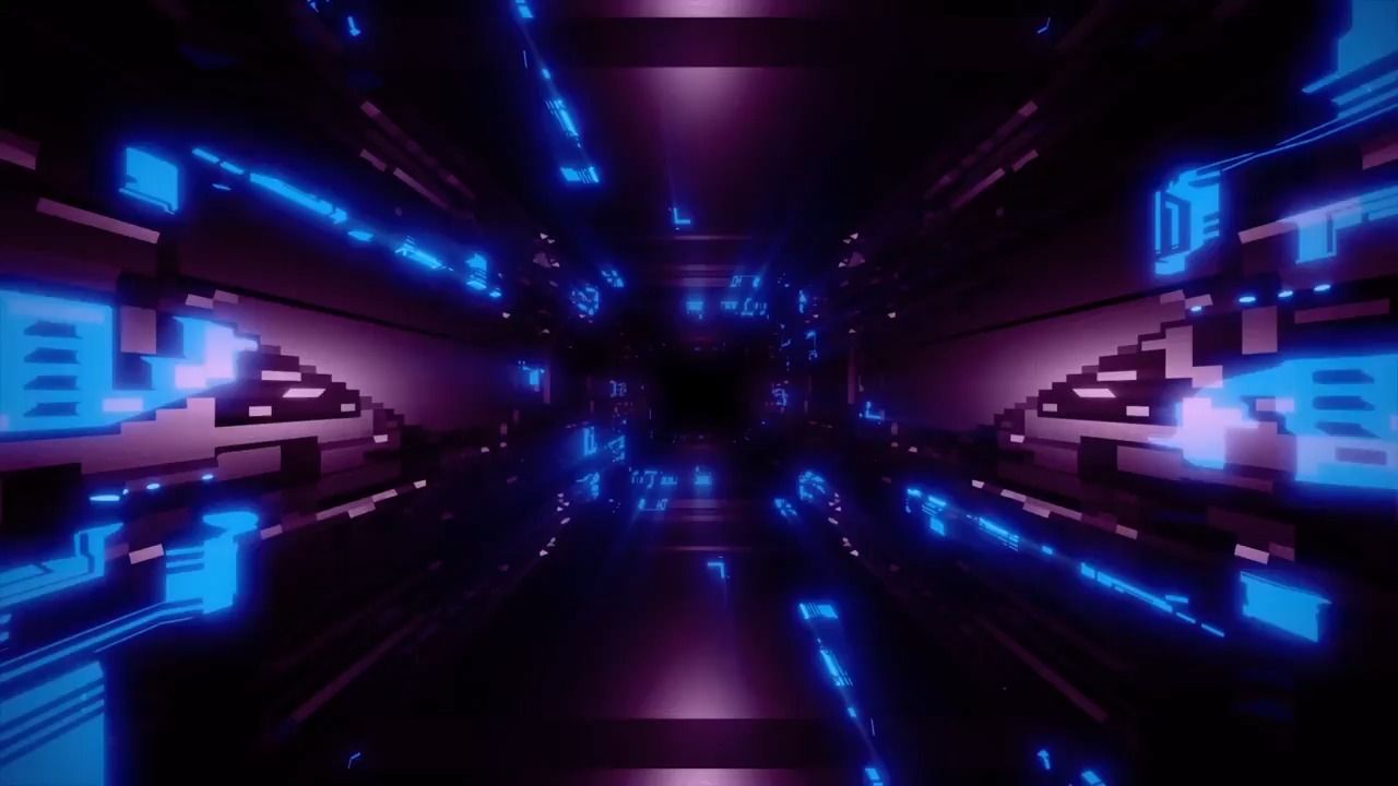 2k画质分辨率炫酷动感节奏霓虹灯光光线光效隧道穿梭劲爆歌舞表演歌曲