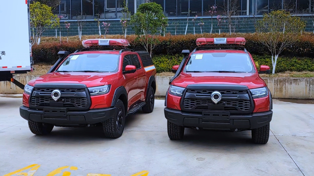 长城炮四驱皮卡消防应急指挥车 #长城炮 #消防指挥车 #消防车