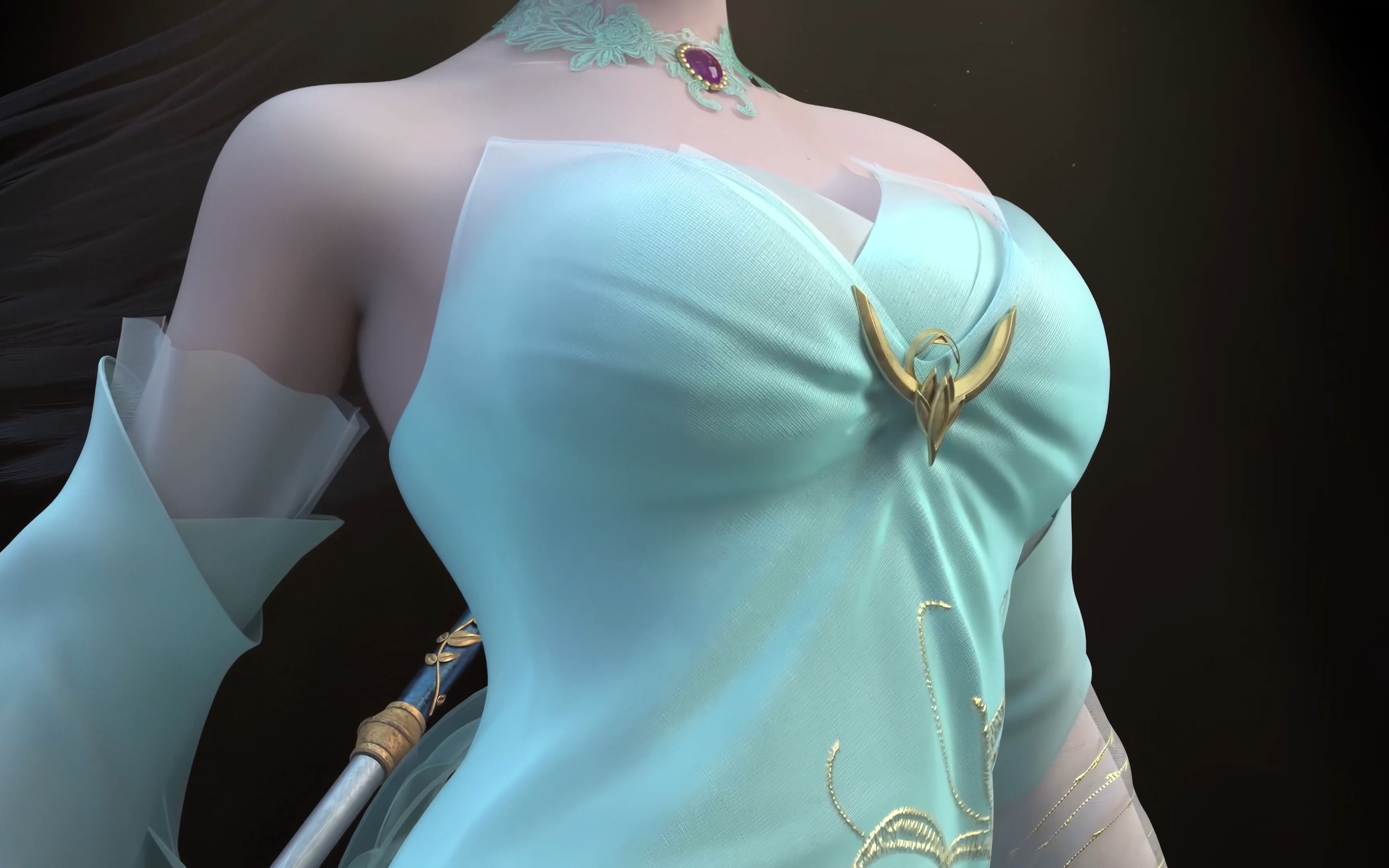 【雪鹰领主】余靖秋设定pv公布,冰冷女神登场!4k