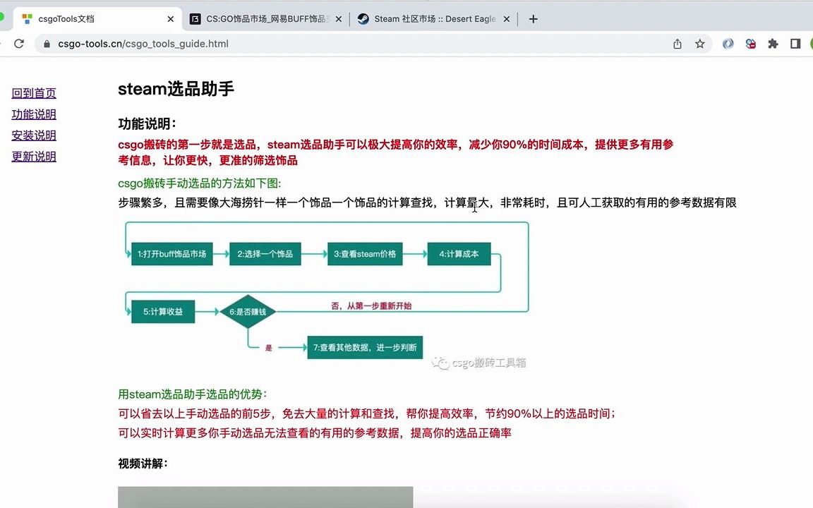 steam/csgo搬砖之steam选品助手讲解哔哩哔哩bilibili