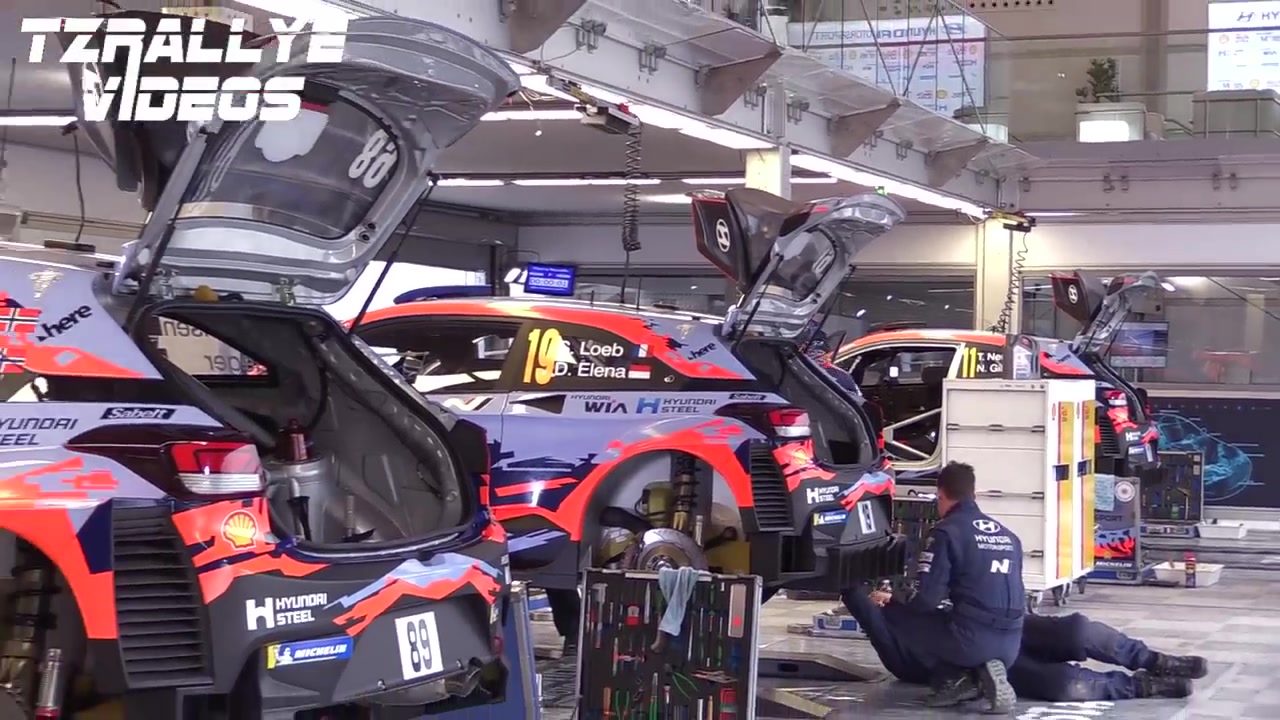 探访wrc汽车拉力赛维修站,每辆赛车背后都有强大的团队