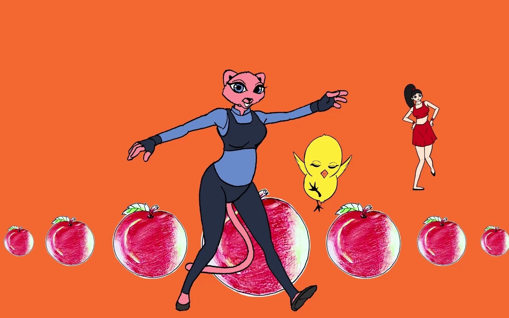 【mad】筷子兄弟【小苹果】动漫