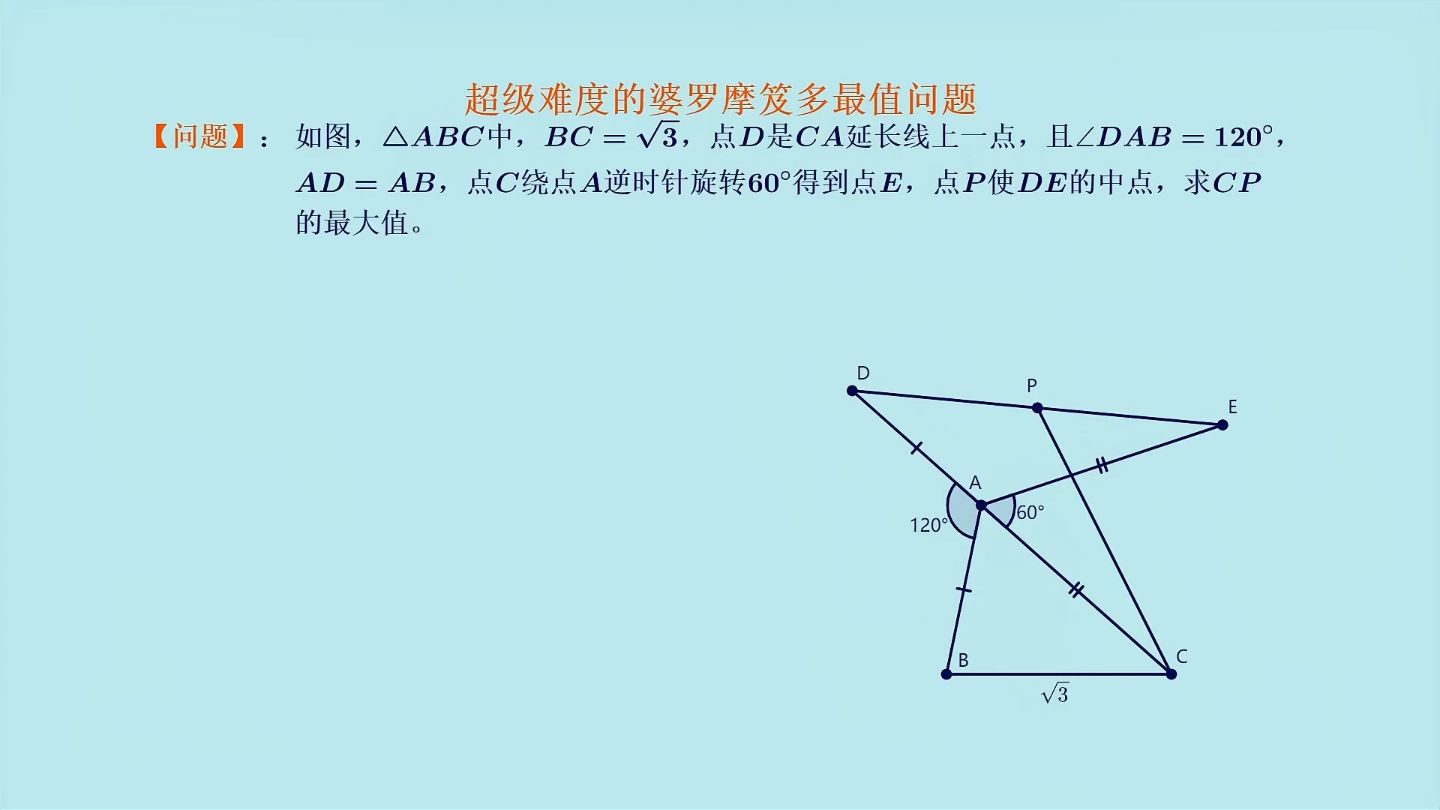 中考数学压轴题——少见的婆罗摩笈多最值问题哔哩哔哩bilibili