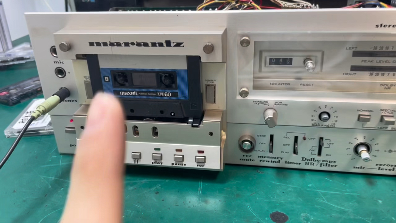 马兰士sd6000 换磁头 还没高频