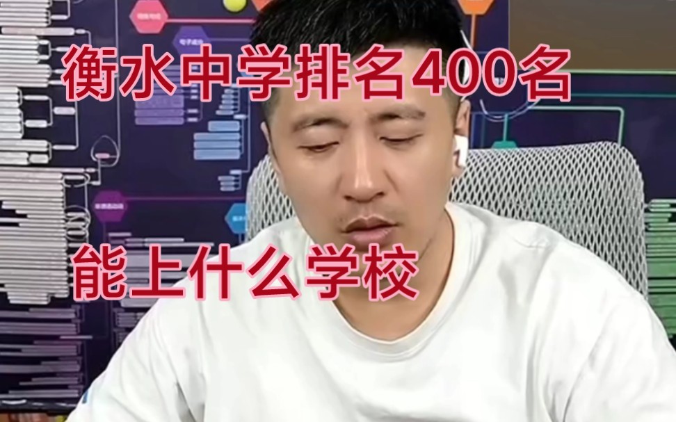 衡水中学400名,能上什么学校?哔哩哔哩bilibili