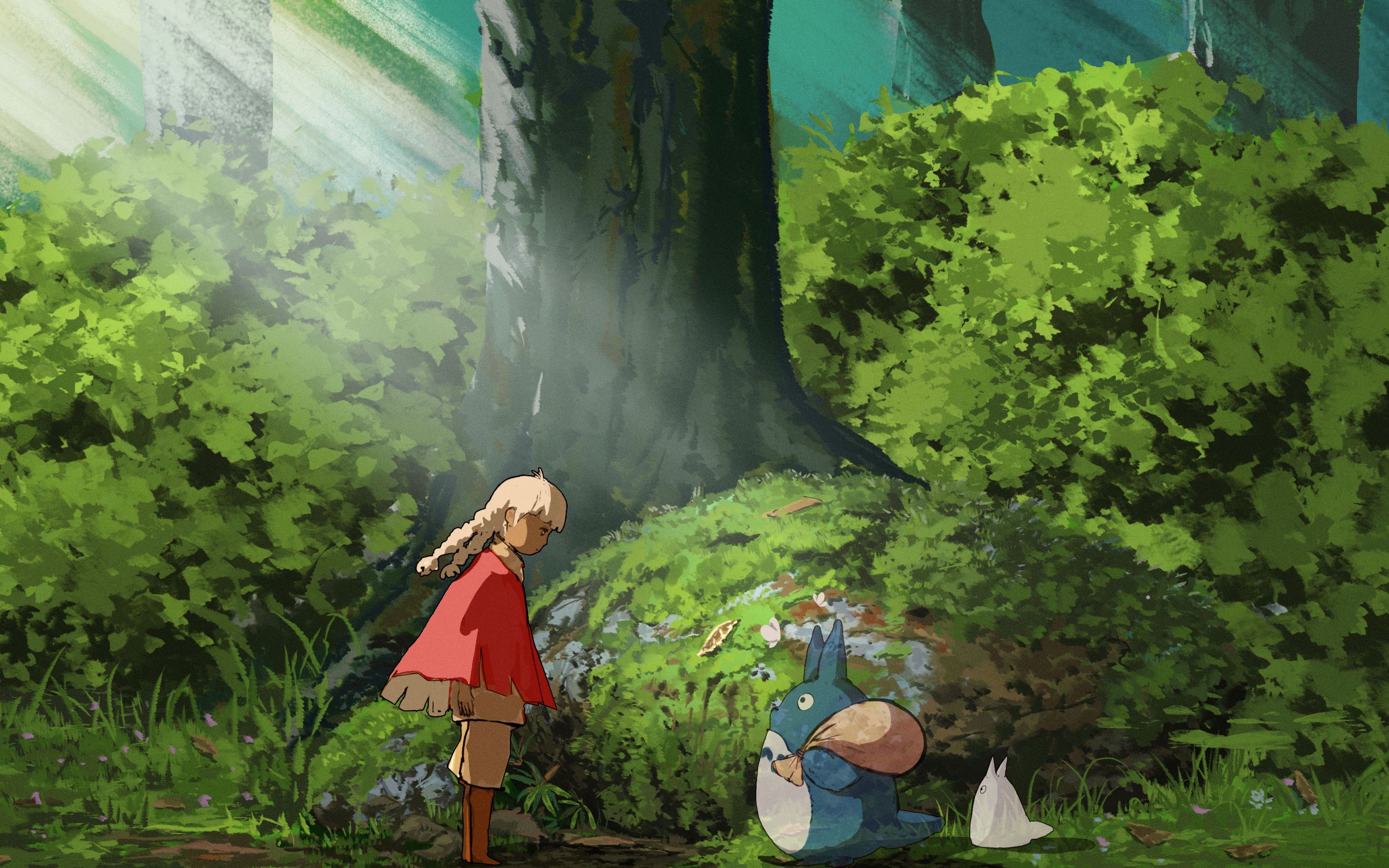 【绘画过程】当光遇串线到宫崎骏世界