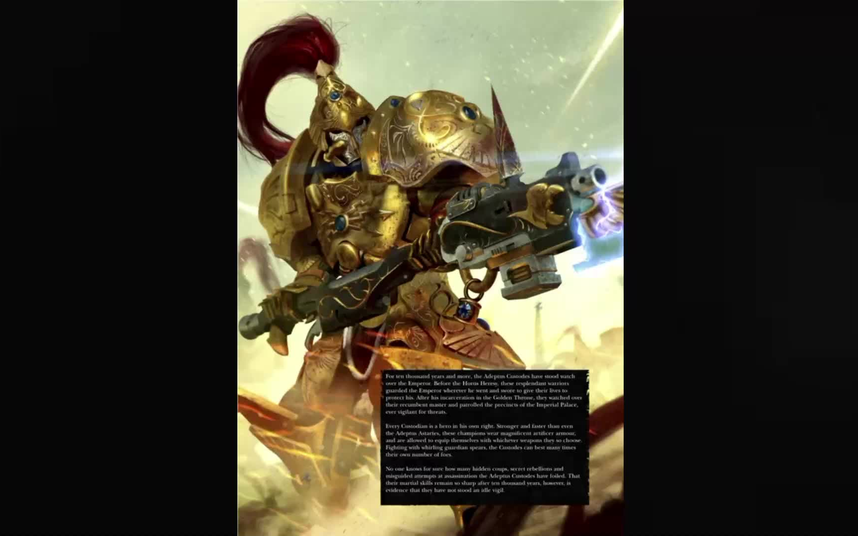 【战锤40k】《泰拉日报》绘画素材收集:禁军(帝皇之手)_桌游棋牌热门