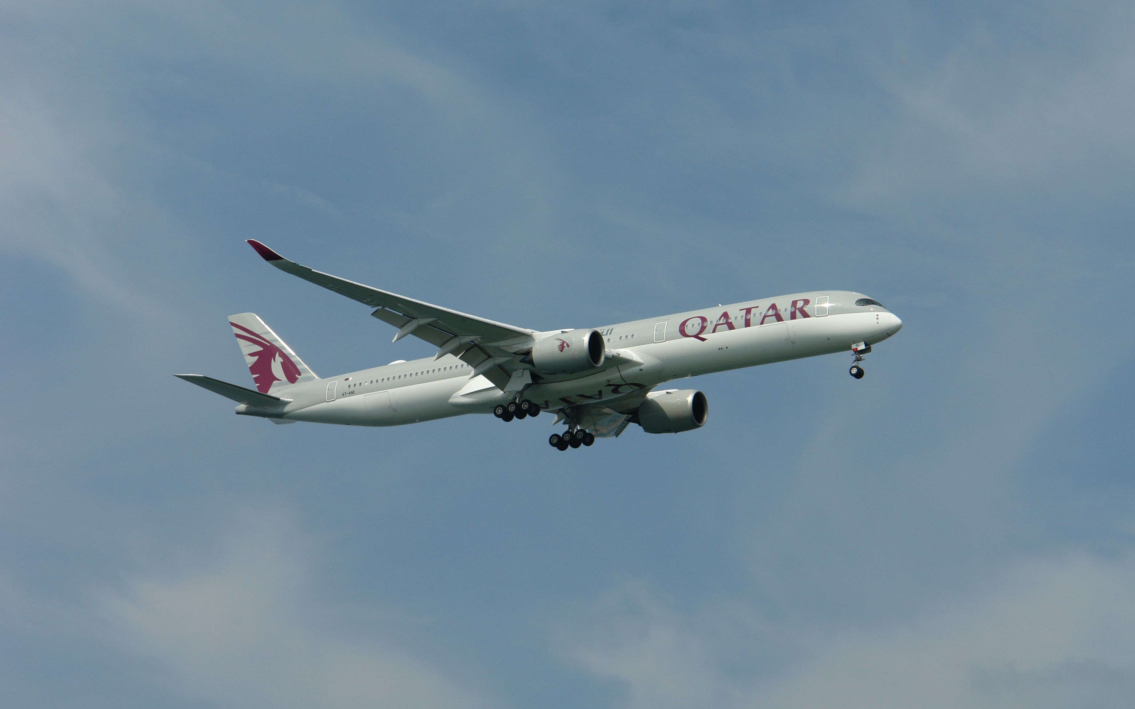 【拍飞机】 qatar qr946 dohtosin a350-1041 a7-anc_哔哩哔哩 (゜-゜