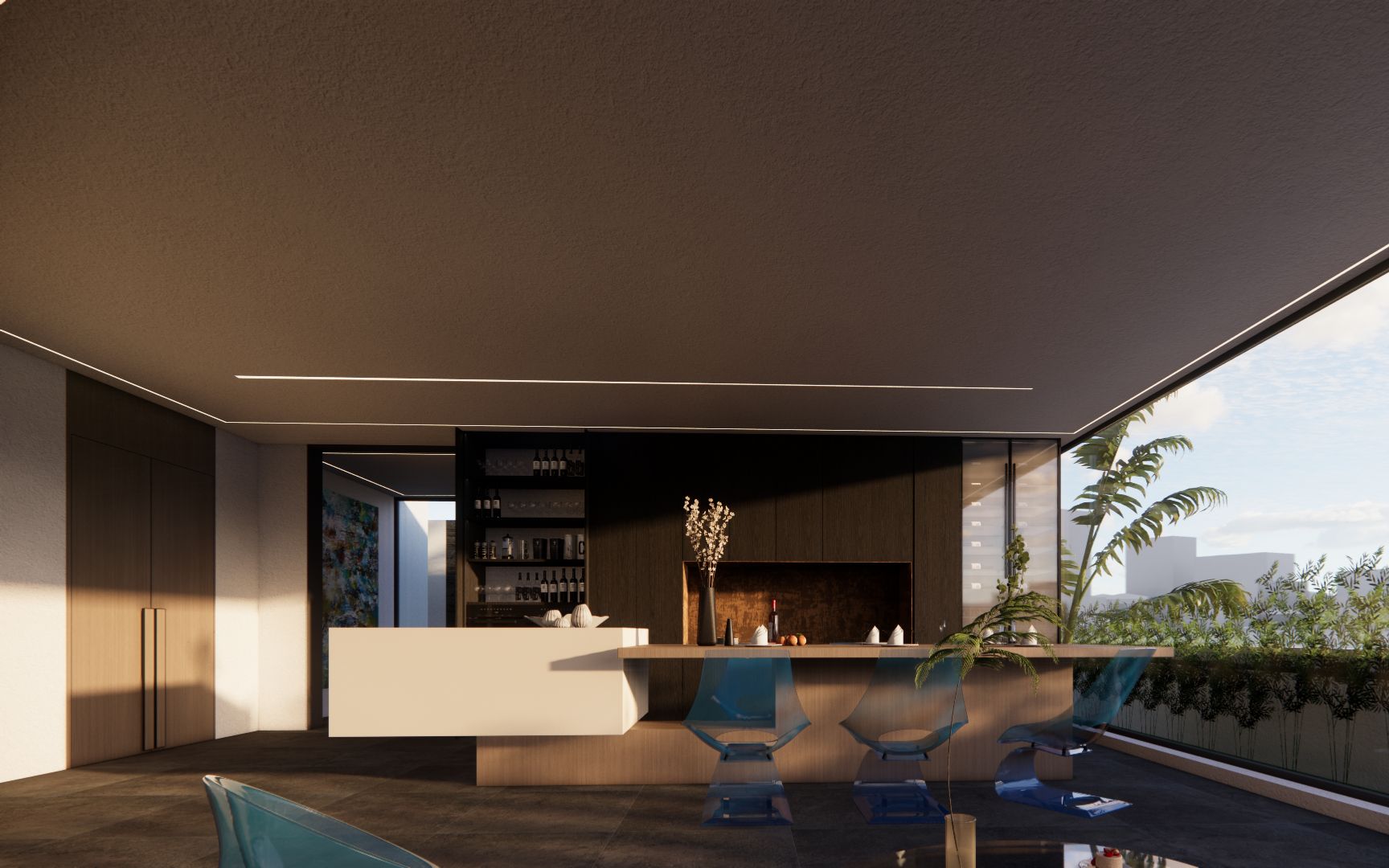 顶层会所设计方案漫游