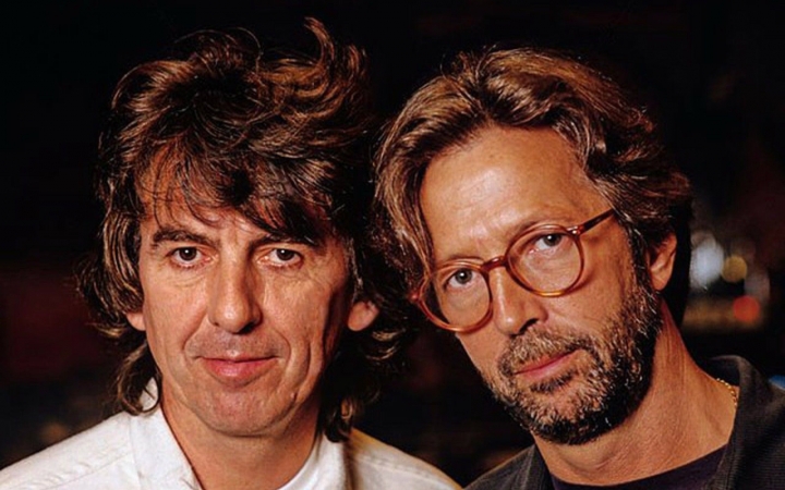 george harrison and eric clapton - while my guitar gently w