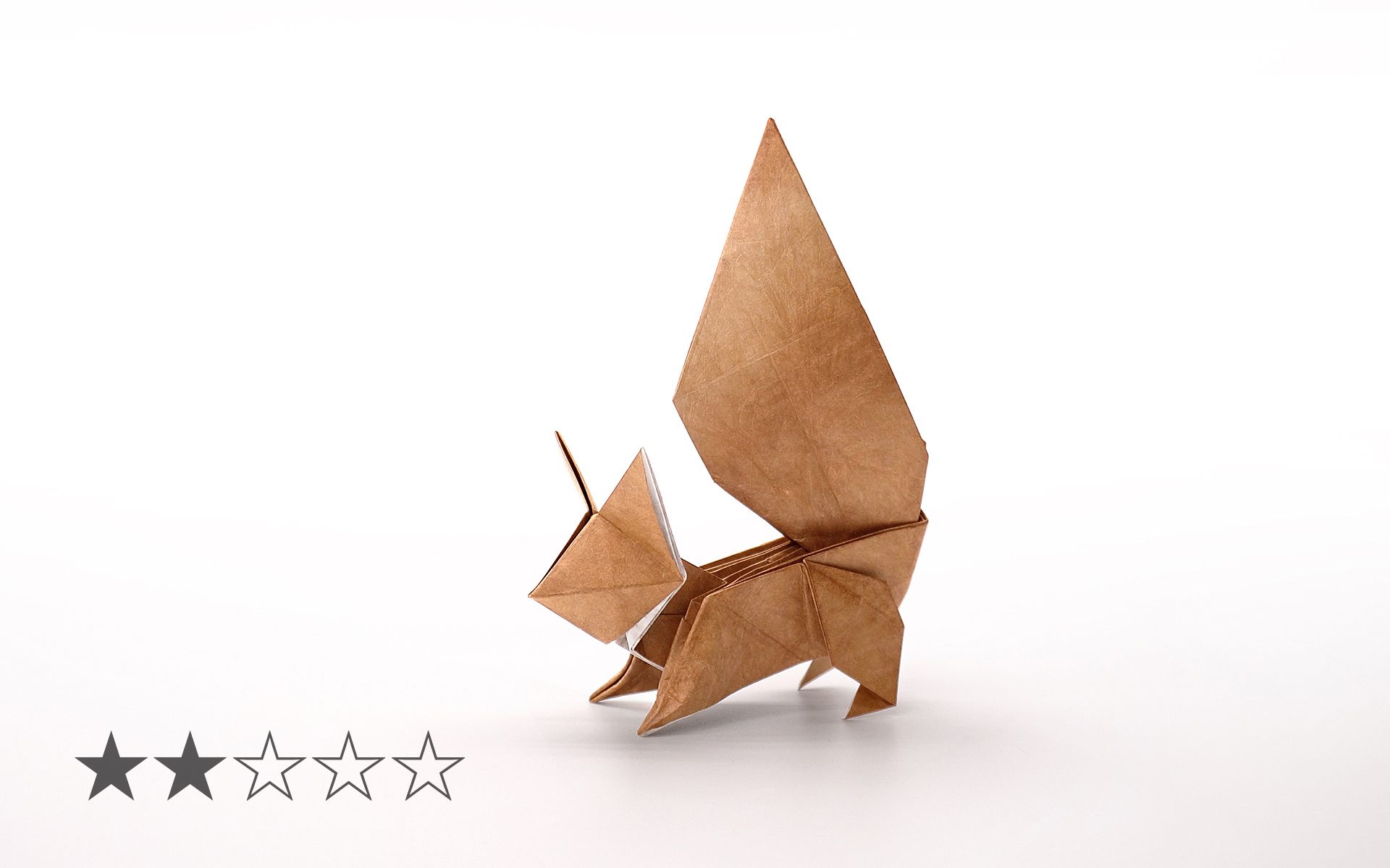 [图]【折纸】松鼠 Origami Squirrel （Oriol Esteve）