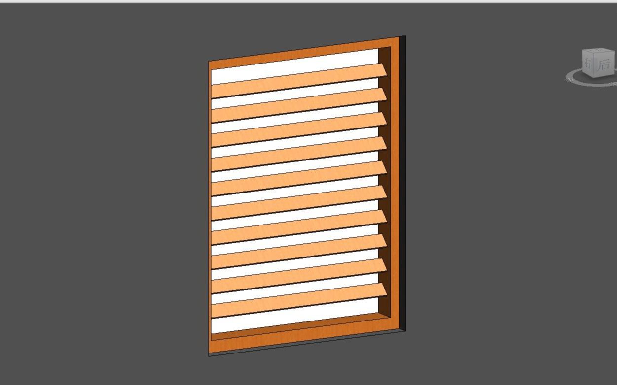 图学会bim一级第二期第四题百叶窗属于二级参数化考一级的不用看这道