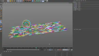 用C4D制作随机模型效果