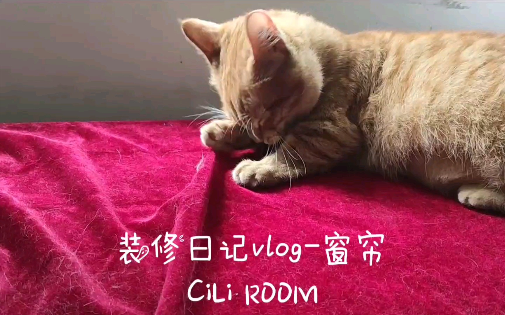 [装修日记vlog]古典波幔窗帘哔哩哔哩bilibili