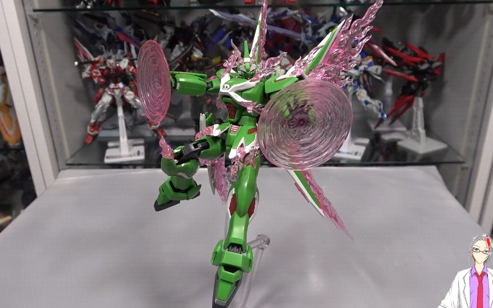 [绿粉火,hg版下月出货]万代 魂限定 robot魂 幻影高达 phantom gundam