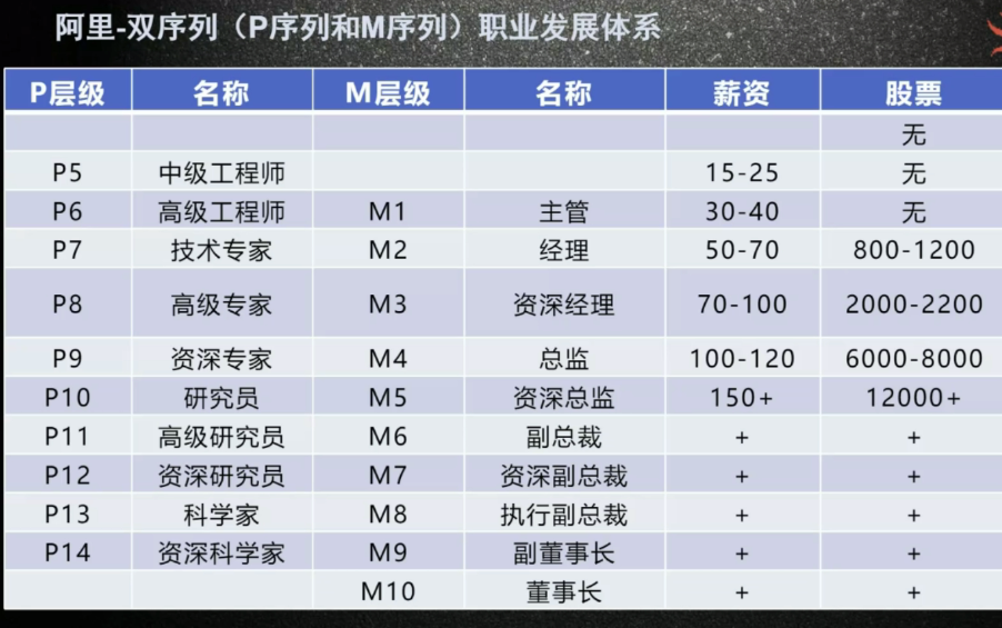 清华大牛携手前阿里P7带你了解阿里腾讯百度等大厂职级体系和薪资待遇哔哩哔哩bilibili