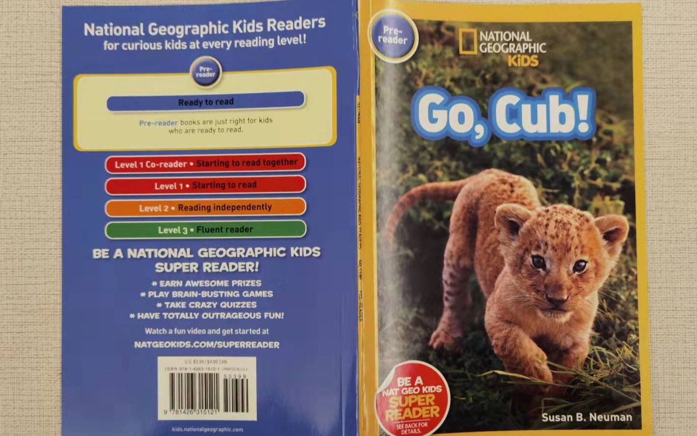 [图]National Geographic Kids 国家地理少儿 pre-reader【Go, Cub!】