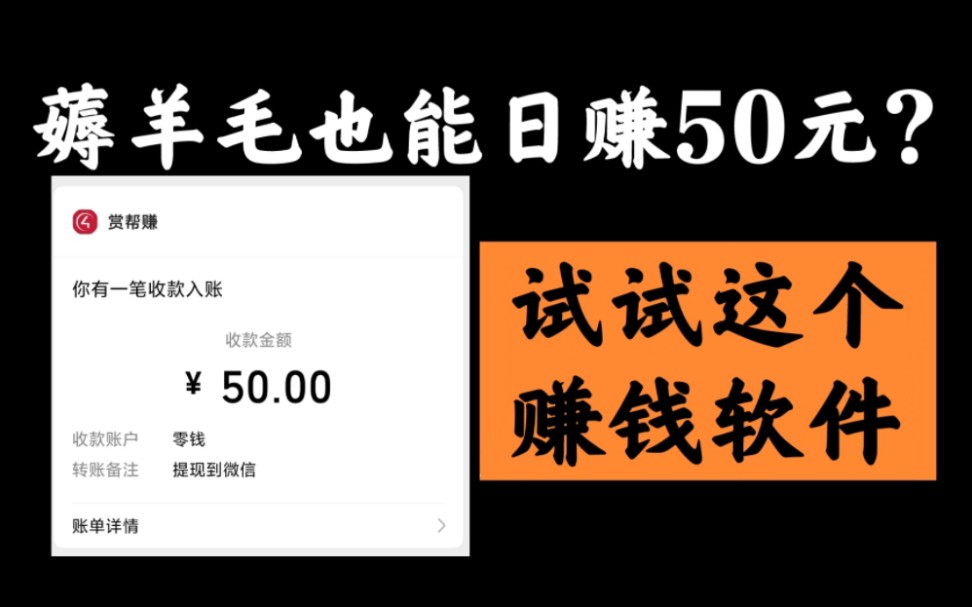 扫码,薅羊毛新赚钱野路子.一天50元收入哔哩哔哩bilibili