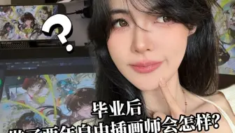研究生毕业后却选择做自由插画师的我……