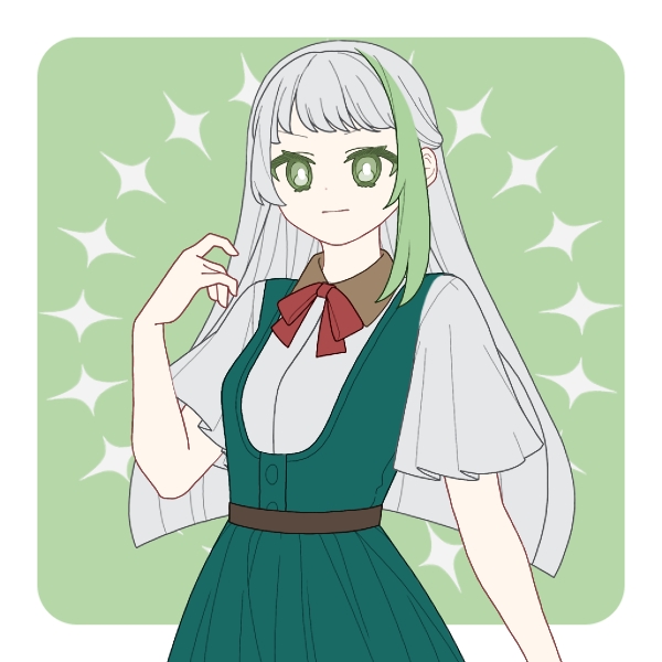 【魔圆】【新人oc】绿的魔法少女,羽村岁里奈报道