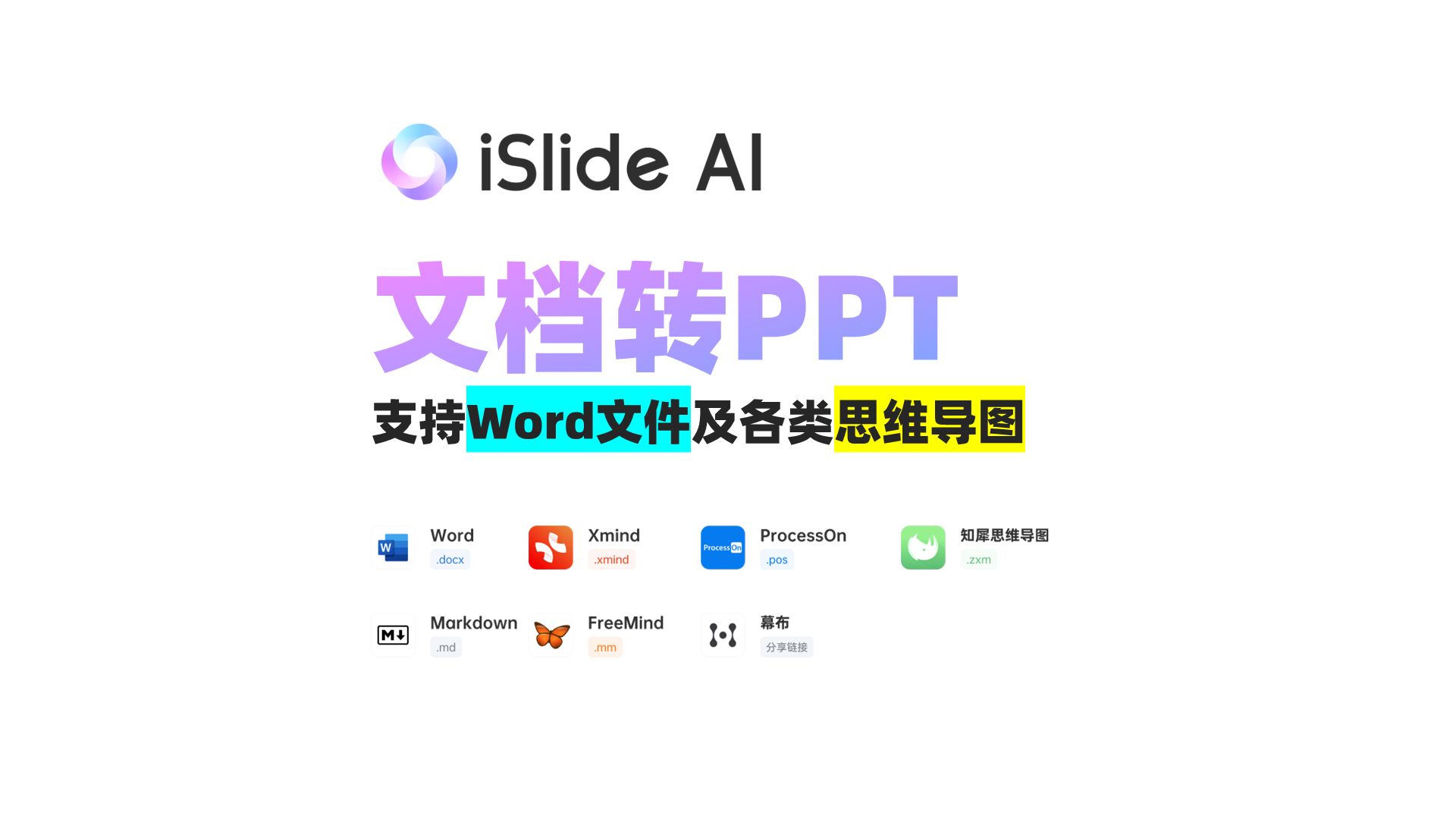 文档快速转为PPT,Word、幕布、Xmind…6 大文档秒变 PPT!哔哩哔哩bilibili