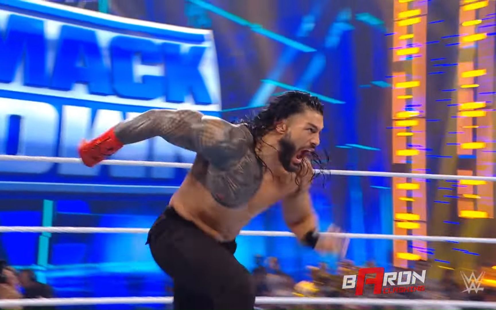 只会两招的大酋长Roman Reigns  Spear Compilation 20202021  by Baron Clashing哔哩哔哩bilibili