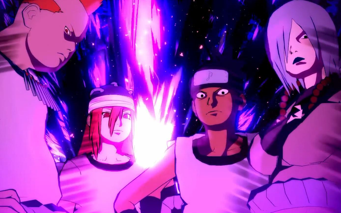 火影忍者疾风传 究极风暴4 音忍四人众 忍法·奈落冥阵 (四黑雾阵)