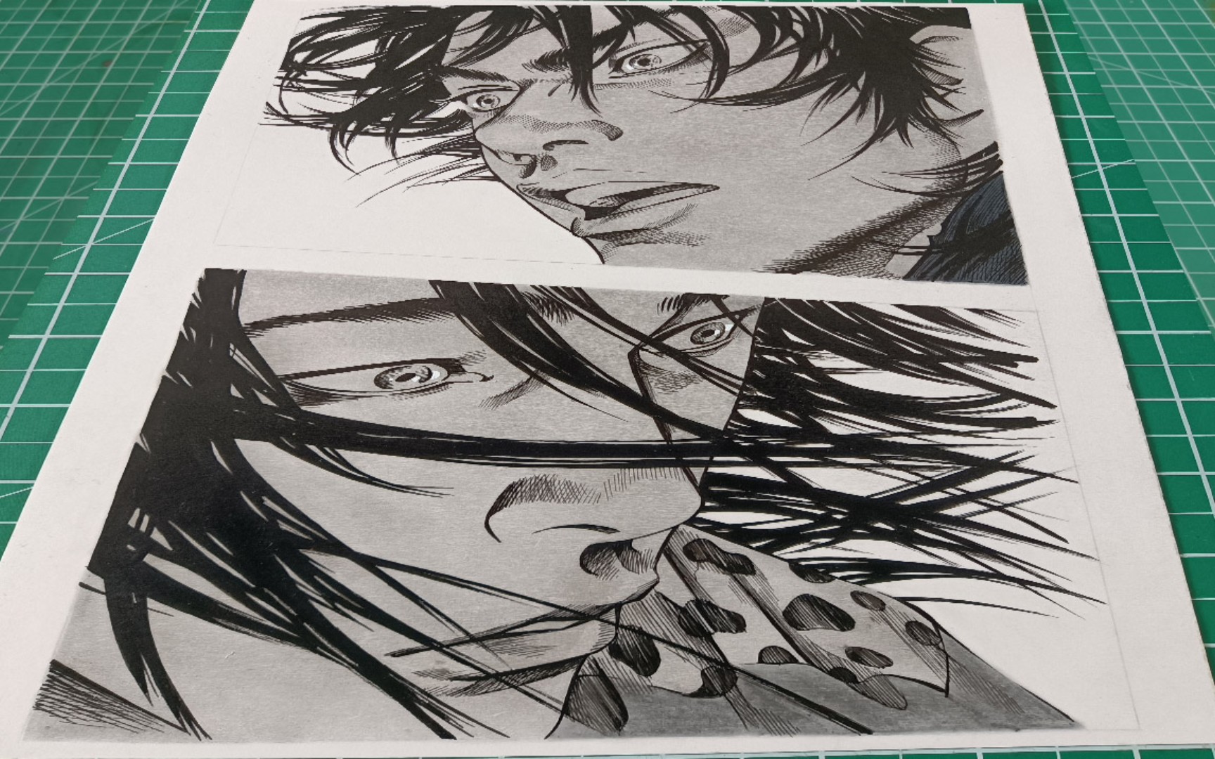 【黑白手绘】浪客行宫本武藏和佐佐木小次郎