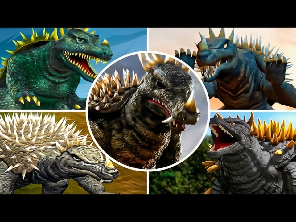 哥斯拉第一个对手安吉拉斯游戏进化史 (1985 - 2024 | ps1 - ps5)