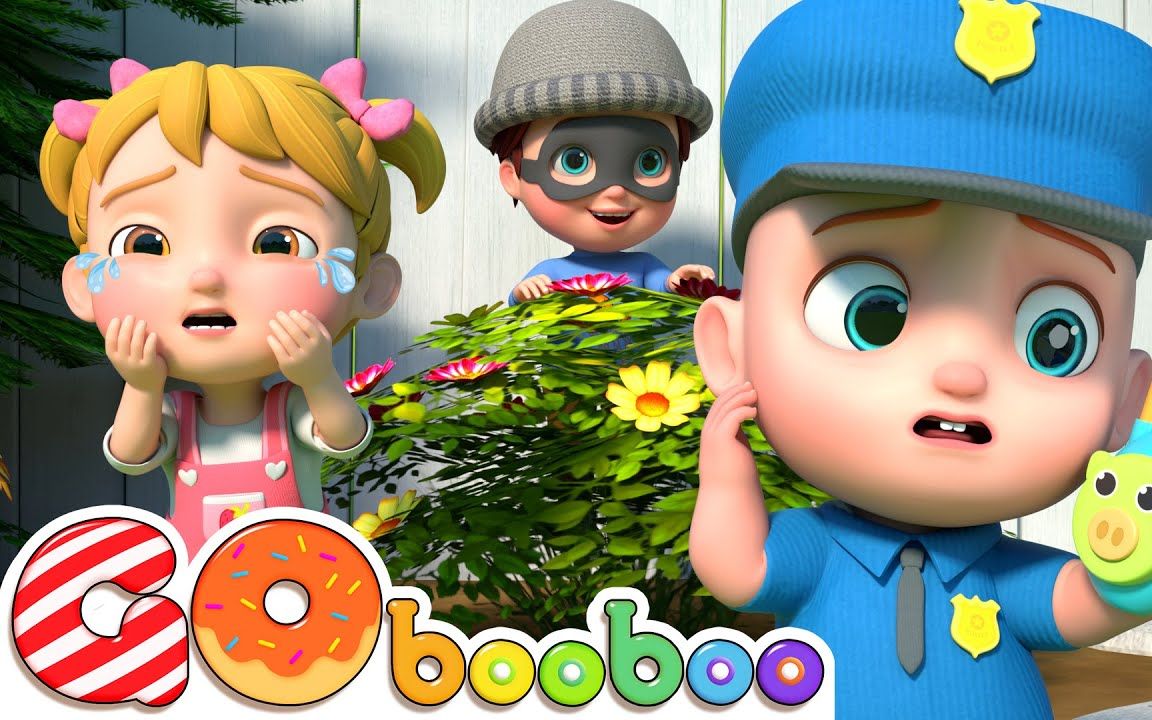 【GoBooBoo英文儿歌】Police Officer Song | 警察之歌 | + More Kids Songs and Nursery Rhymes哔哩哔哩bilibili