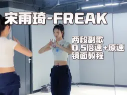 你想要的我都有 宋雨琦solo曲FREAK 两段副歌慢速镜面教程