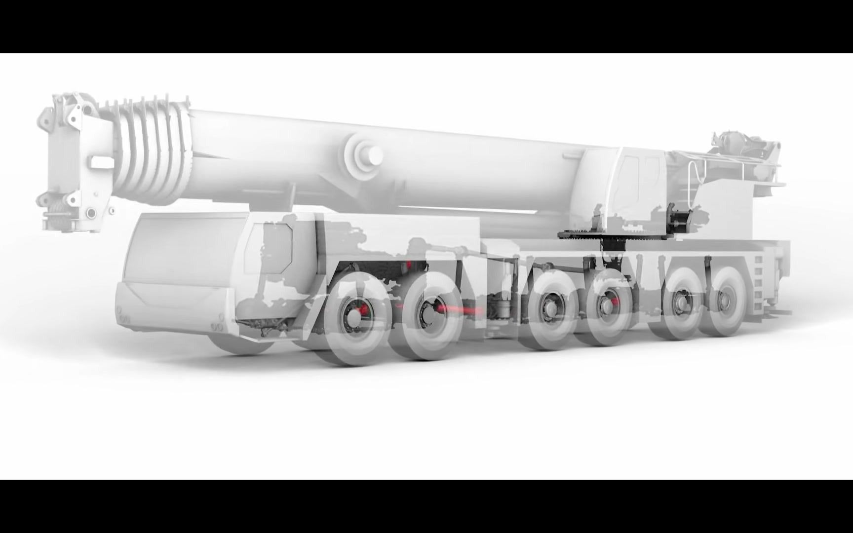 利渤海尔吊车LTM1300.62工作原理(Liebherr  The LTM 13006.2 with singleengine concept)哔哩哔哩bilibili