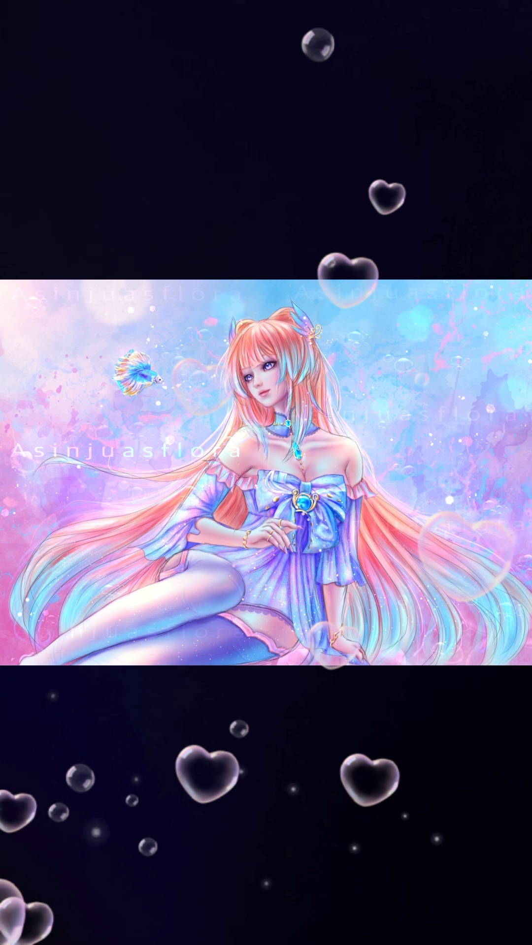 珊瑚宫心海-原神绘画过程～#珊瑚宫心海