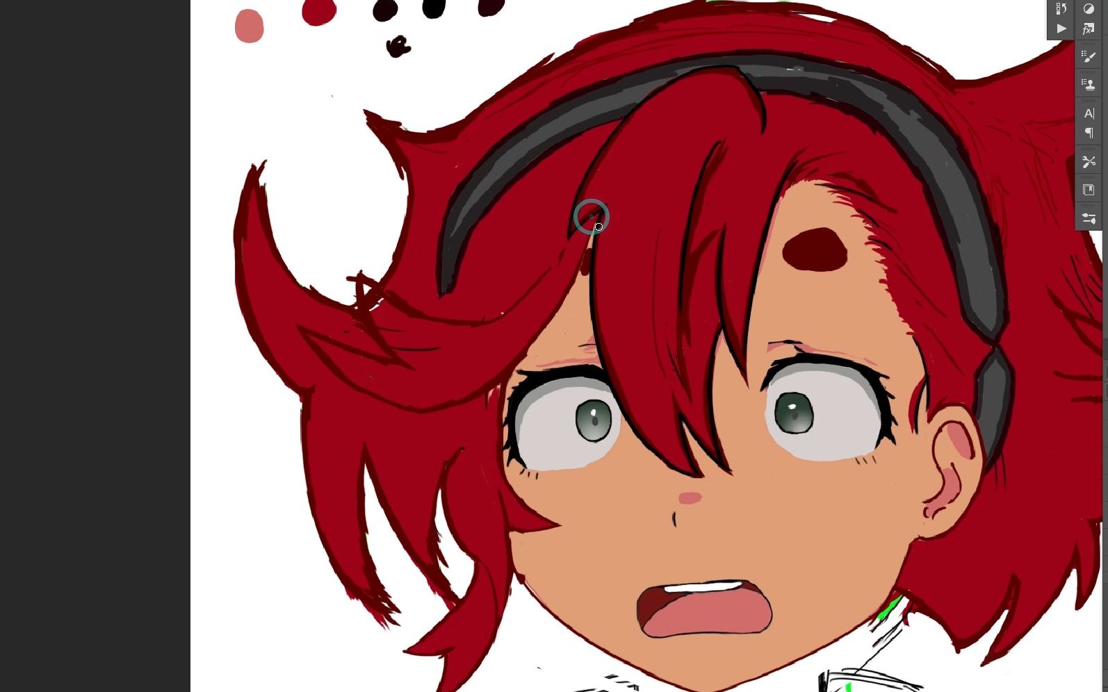 【板绘】一个小时,邪神墨丘利,变身