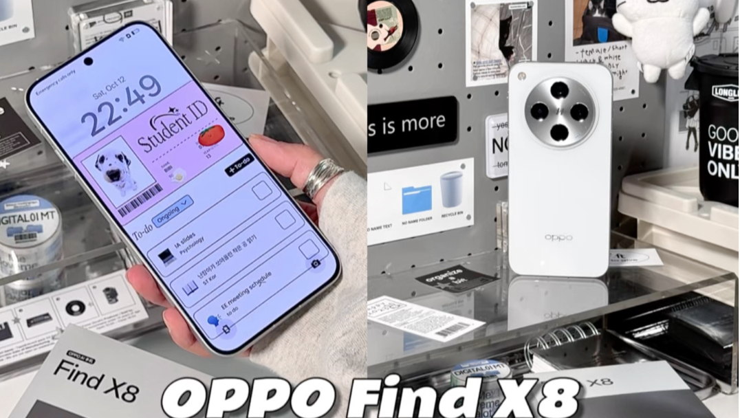 𐟓𑦞œ味十足OPhone𐟤超轻薄直屏OPPO Find X8浅浅开箱一下氛围感抓拍神器OPPO Find X8浮光白𐟤果味十足的极简美学造型,一眼就心动哔哩哔...