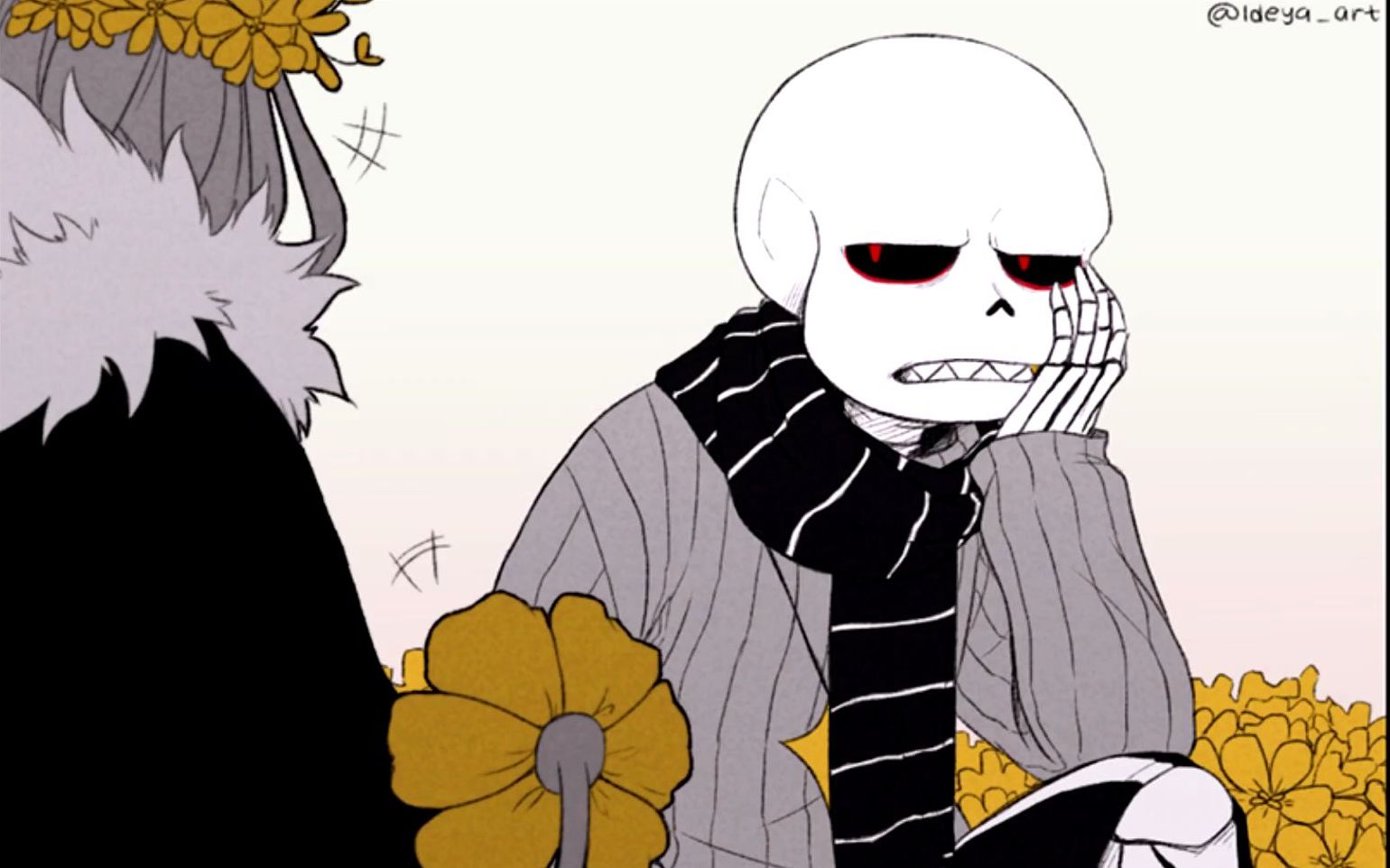 [图]【Undertale漫配/中文字幕】Flowerfell 繁花落尽