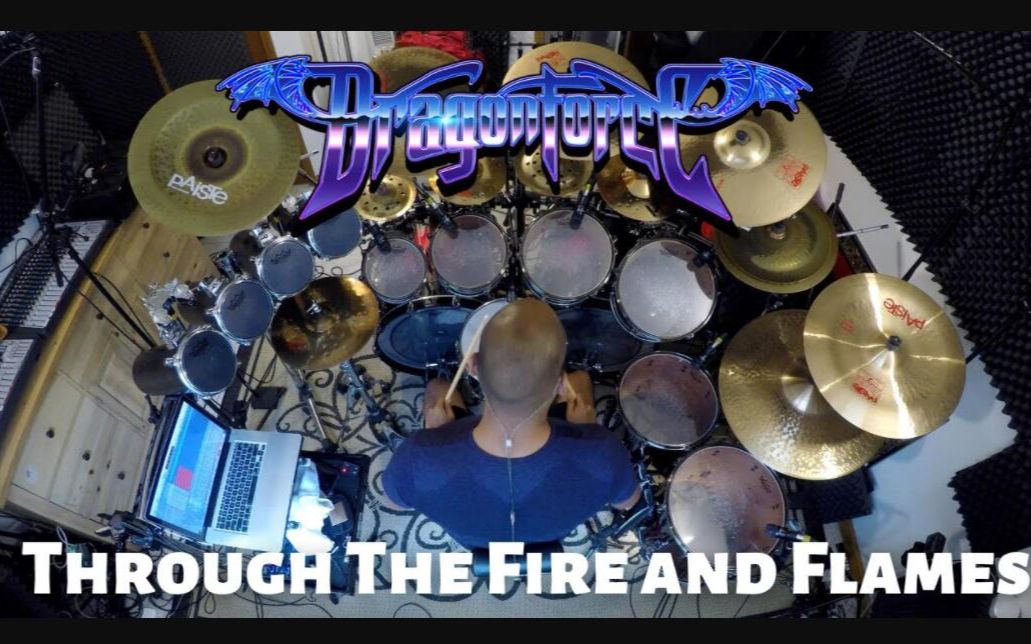 [图]【架子鼓】DragonForce - Through The Fire And Flames