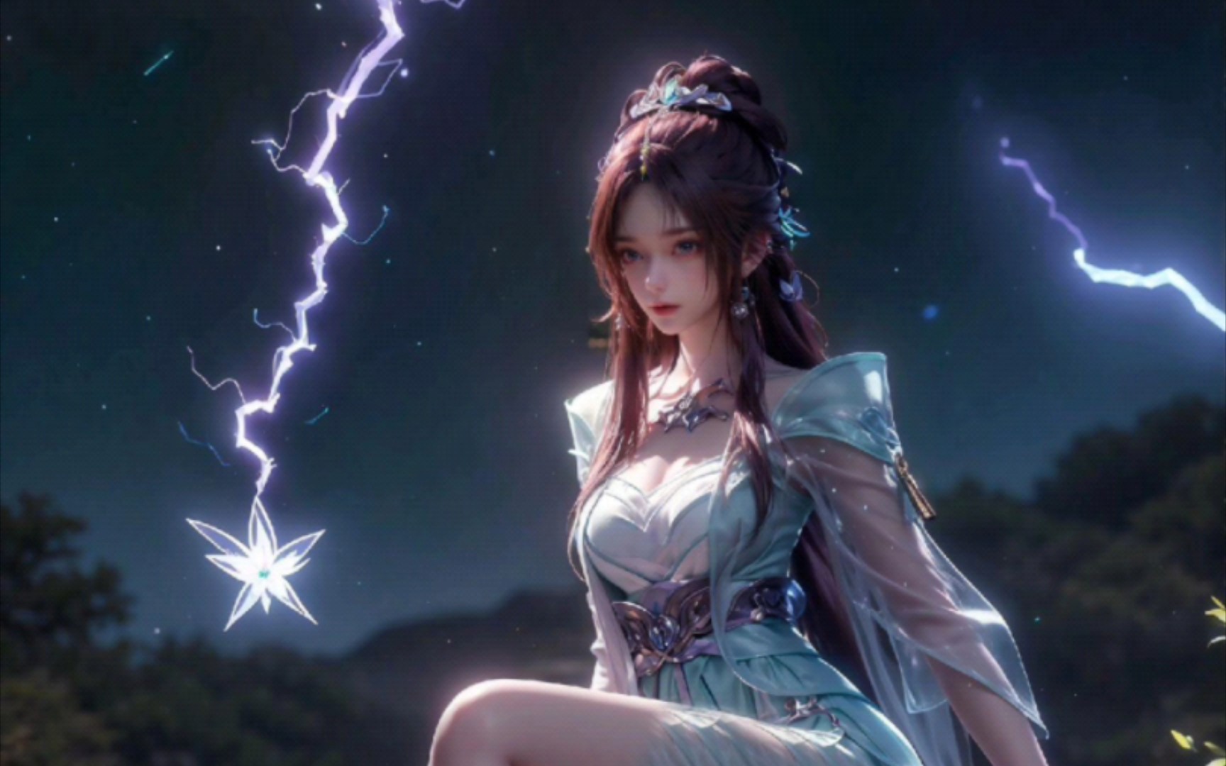 叶倾仙有些透明的衣服