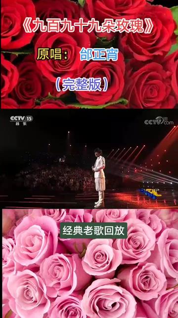 愛音樂愛生活 #經典老歌 #九百九十九朵玫瑰