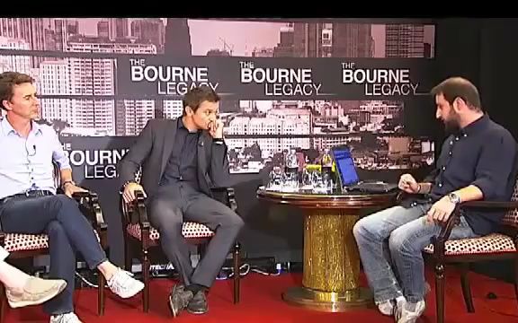 [图]Jeremy Renner Edward Norton and Tony Gilroy interviewed about The Bourne Legacy