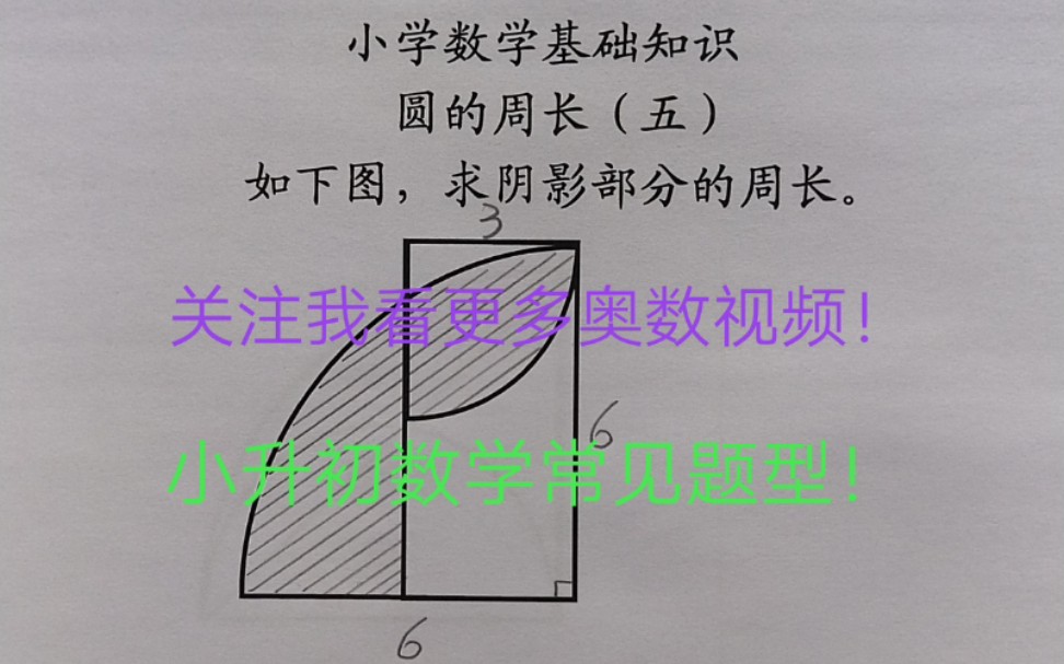 [图]小学数学基础知识圆的周长(五)