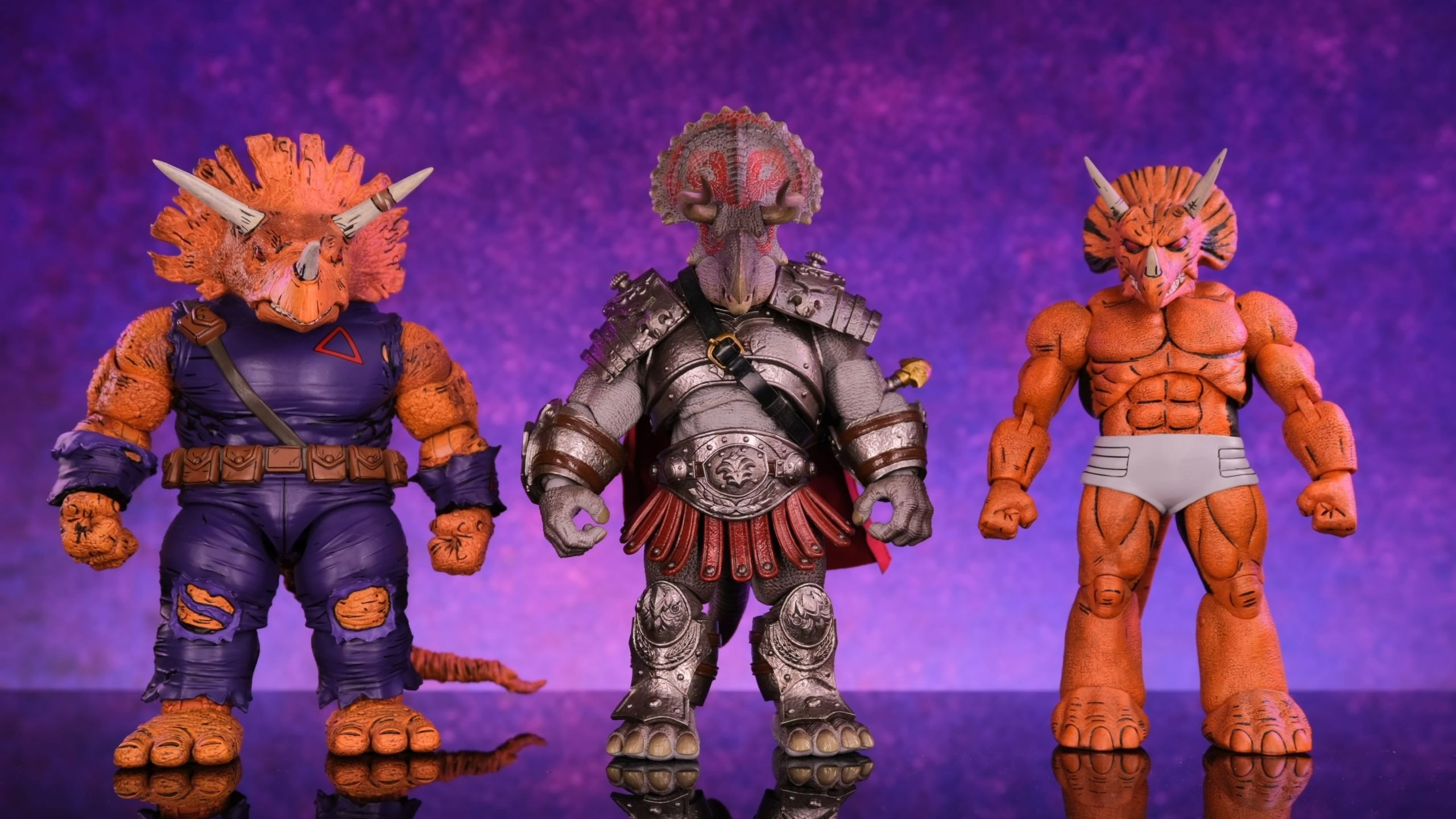 axy toys: dinosaur battlefield ceratopsidae (gray)